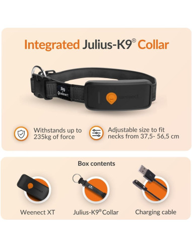 Collar GPS para Perros Weenect XT - Impermeable y Durable