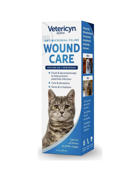 Spray Vetericyn Plus para Cuidado de Heridas de Gato 85 ml