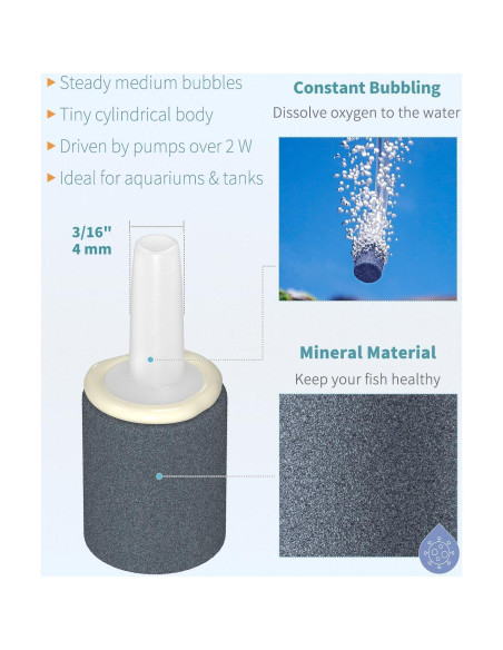 Difusor de Burbuja Pawfly 1.5 cm para Acuarios - Paquete de 12