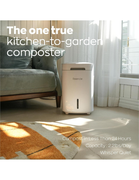 Compostador Eléctrico Reencle Prime 14L Sin Olores 1kg/día