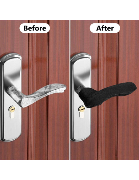 Cubiertas de Manijas de Puerta Moonoom - 4 Piezas Antiescaldante