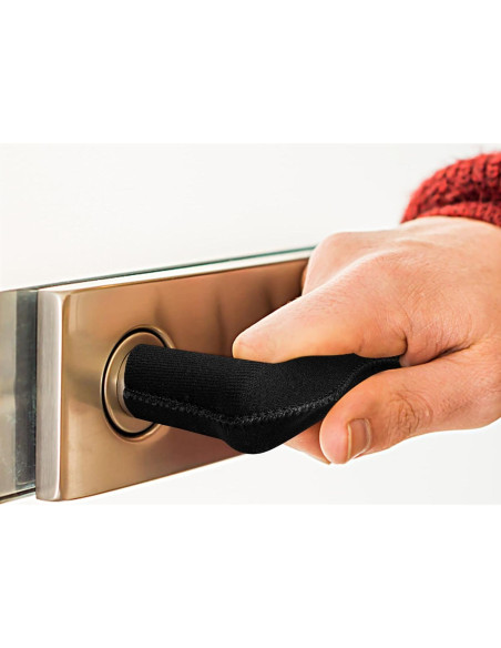 Cubiertas de Manijas de Puerta Moonoom - 4 Piezas Antiescaldante