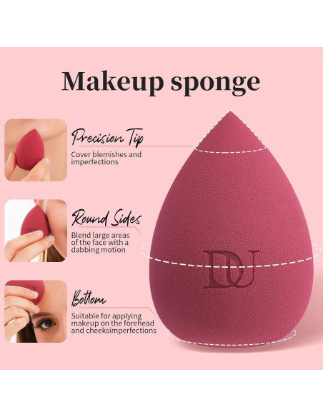 Esponja de Maquillaje DUcare Vegana para Polvo y Líquido