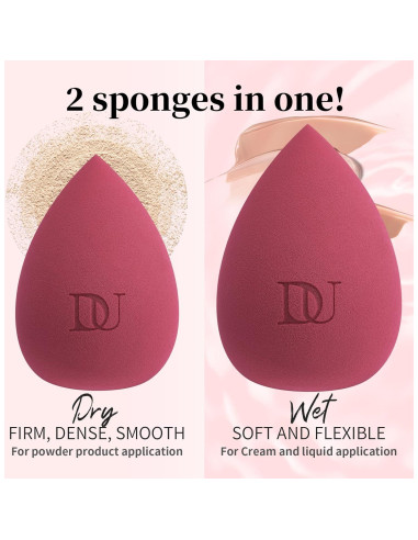 Esponja de Maquillaje DUcare Vegana para Polvo y Líquido