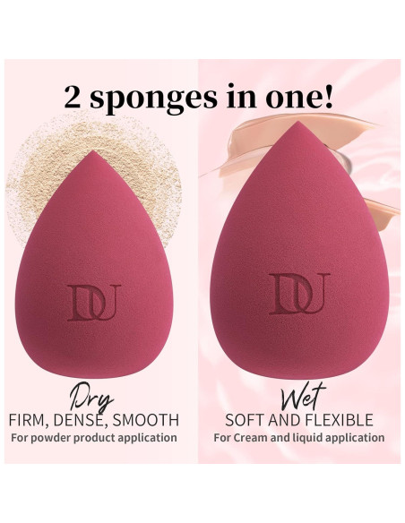 Esponja de Maquillaje DUcare Vegana para Polvo y Líquido