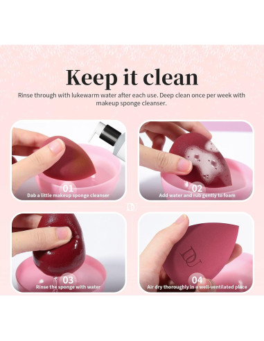 Esponja de Maquillaje DUcare Vegana para Polvo y Líquido