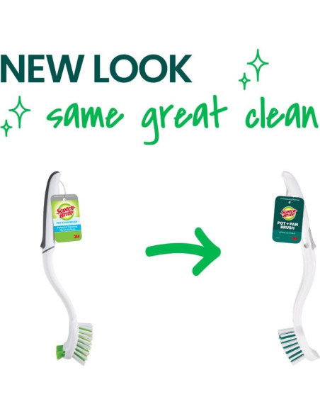 Cepillos de Limpieza Scotch-Brite para Ollas y Sartenes - 4 Unidades