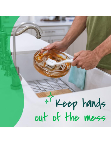 Cepillos de Limpieza Scotch-Brite para Ollas y Sartenes - 4 Unidades