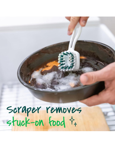 Cepillos de Limpieza Scotch-Brite para Ollas y Sartenes - 4 Unidades