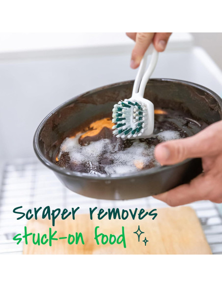 Cepillos de Limpieza Scotch-Brite para Ollas y Sartenes - 4 Unidades