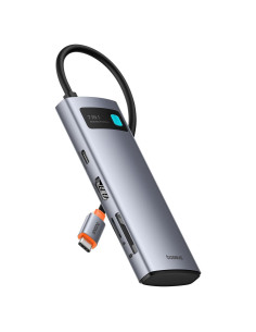 Baseus Hub USB-C 7 en 1 con HDMI 4K, 100W PD, 3 USB-A