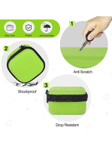 Funda de Viaje Roseliya para Giiker Tic Tac Toe - Verde