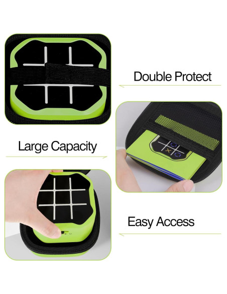 Funda de Viaje Roseliya para Giiker Tic Tac Toe - Verde