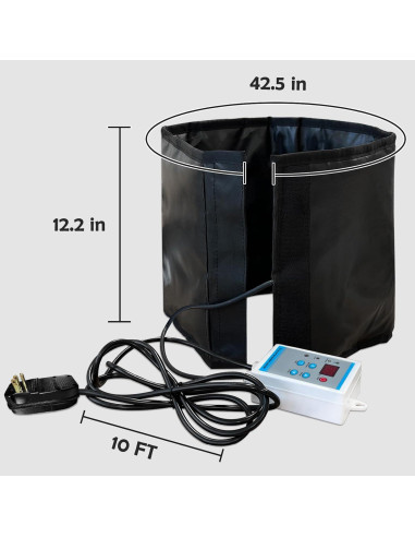 Calentador de Tambor Aislado JIUZAN 350W 120V 5 Galones