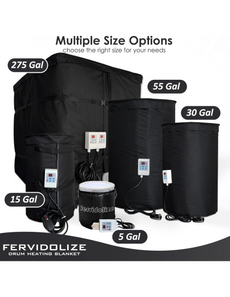 Calentador de Tambor Aislado JIUZAN 350W 120V 5 Galones