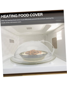 Tapa para Microondas Wakauto 26cm con Ventilación y Bandeja 2