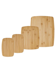 Conjunto de 4 Tablas de Cortar Reversibles Bambú Farberware