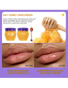 Mascarilla Labial de Miel Nocturna Tiejdhr - Hidratante 90g 2