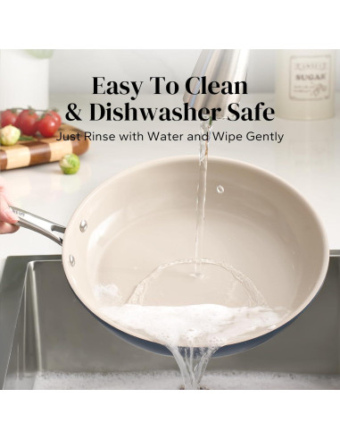 Sartén Antiadherente de Cerámica Redchef 20.32 cm Azul