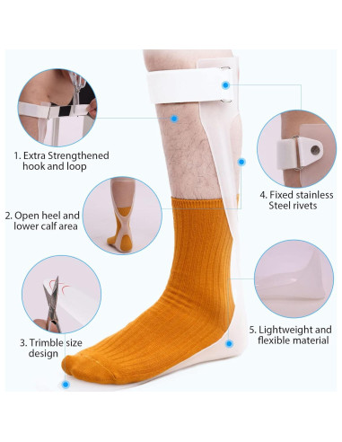 Soporte AFO para Caída del Pie Shuyan Jiao Pequeño Izquierdo