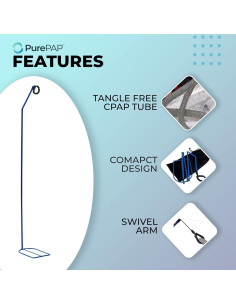 Soporte de Manguera CPAP Onex Medical - Brazo Ajustable 1 Cuenta 2