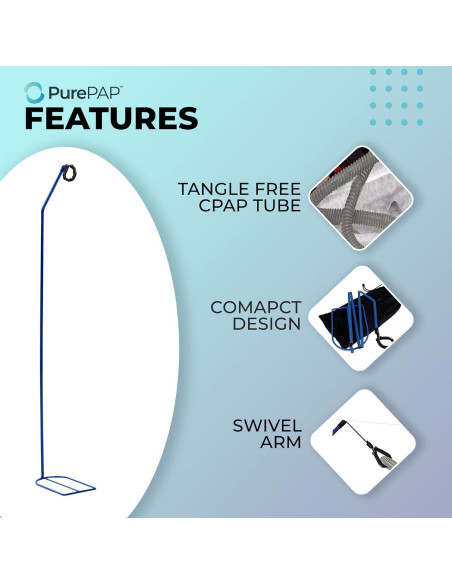 Soporte de Manguera CPAP Onex Medical - Brazo Ajustable 1 Cuenta