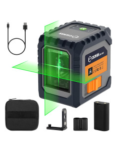 Nivel láser CIGMAN CM-G02 recargable 30.48 m auto-nivelante