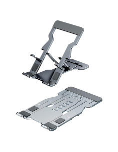 Soporte para Teléfono Móvil Versinan Ajustable Gris - Plegable y Antideslizante