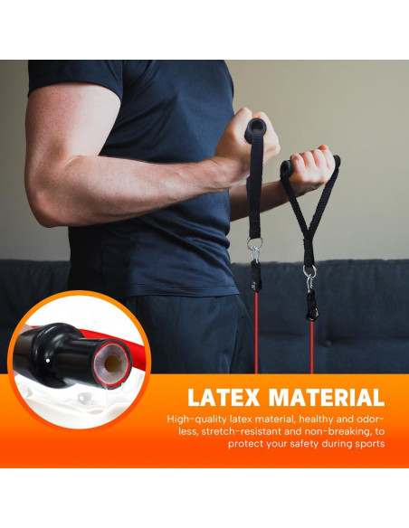 Tabla de Flexiones Plegable VEICK con Bandas de Resistencia