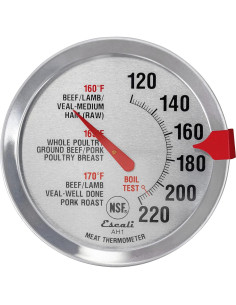 Termómetro de Carne Escali AH1 Acero Inoxidable 6.35 cm 2