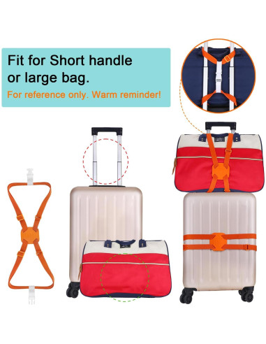 Correa Bungee de Equipaje GUANJUNX Ajustable 50.8cm Negro