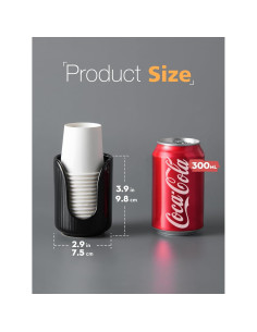 Dispensador de Vasos de Cerámica ABRUTY 3-4oz para Baño 2