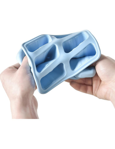 Molde de Paletas de Silicona Bell Dream 6 Cavidades Azul