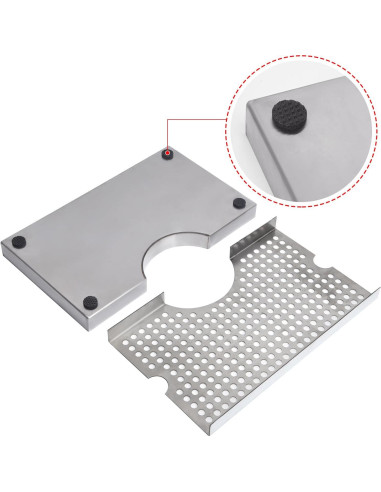 Bandeja de Goteo de Cerveza AshKiz 30.4x17.9cm Acero Inoxidable