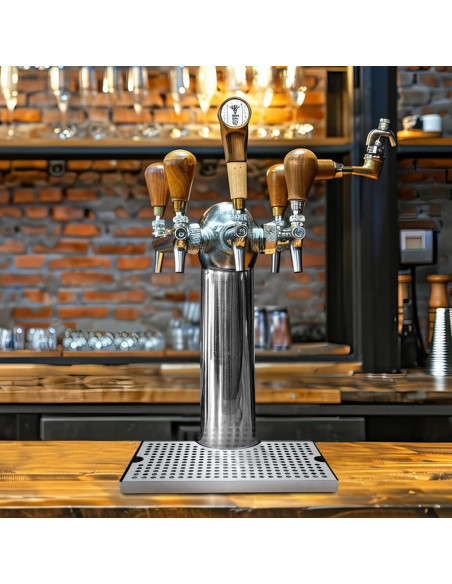 Bandeja de Goteo de Cerveza AshKiz 30.4x17.9cm Acero Inoxidable