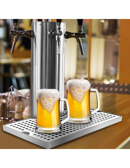Bandeja de Goteo de Cerveza AshKiz 30.4x17.9cm Acero Inoxidable