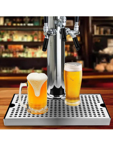 Bandeja de Goteo de Cerveza AshKiz 30.4x17.9cm Acero Inoxidable