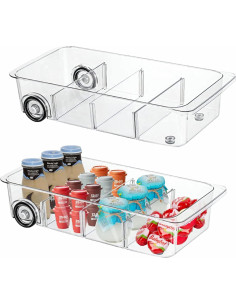 Caddy de Nevera con Ruedas MineSign 2Pack Organizador 39.1x19.3cm 2