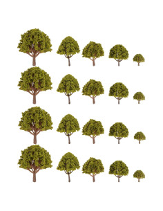 20 Pcs Árboles Miniatura Plástico SEWACC para Diorama