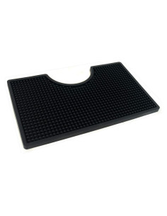 Bandeja de Goteo PVC BARsics 30.48x17.78 cm Negra