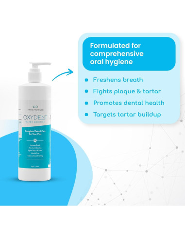 Oxydent Aditivo Dental para Mascotas 473ml - Elimina Mal Aliento