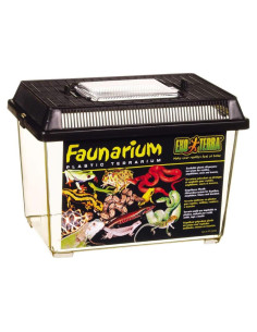 Terrario de Plástico Exo Terra Faunarium Pequeño 22.86x15.24x16.51cm