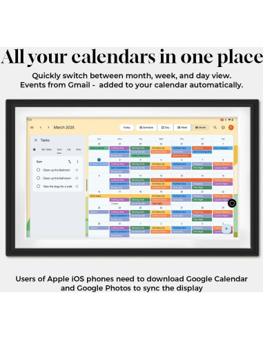 Calendario Digital Inteligente F10S 10.1" Pantalla Táctil