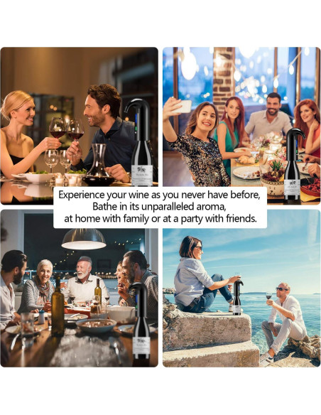 Aerador de Vino Eléctrico JIFAR SW-EA01 Recargable USB