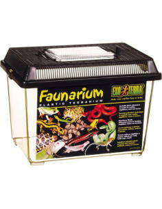 Terrario de Plástico Exo Terra Faunarium Pequeño 22.86x15.24x16.51cm 2