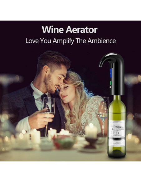 Aerador de Vino Eléctrico JIFAR SW-EA01 Recargable USB