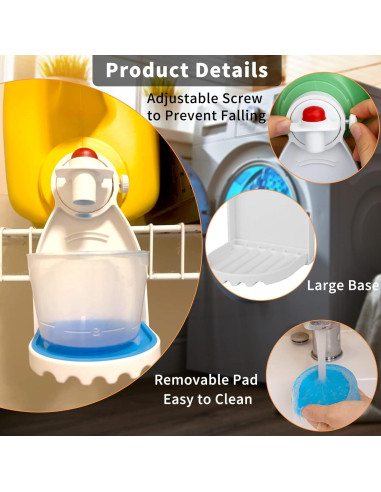 Bandeja de Detergente y Suavizante Dulinkas 2 Pcs