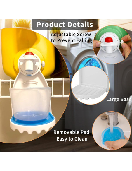 Bandeja de Detergente y Suavizante Dulinkas 2 Pcs