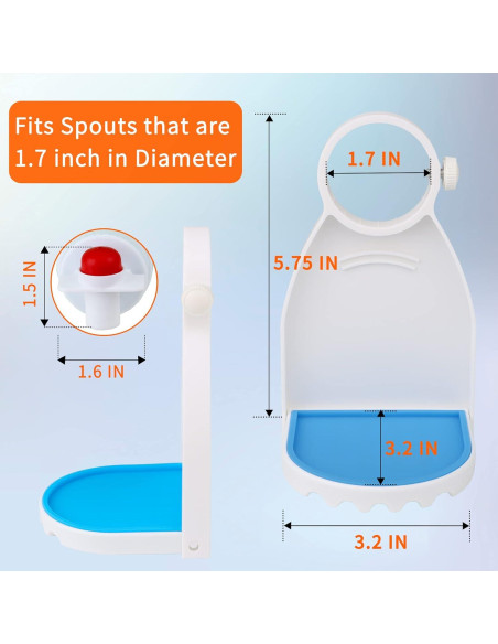 Bandeja de Detergente y Suavizante Dulinkas 2 Pcs