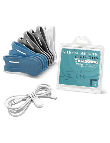 Correas Magnéticas de Silicona Kanemc 8 Piezas 7.62cm